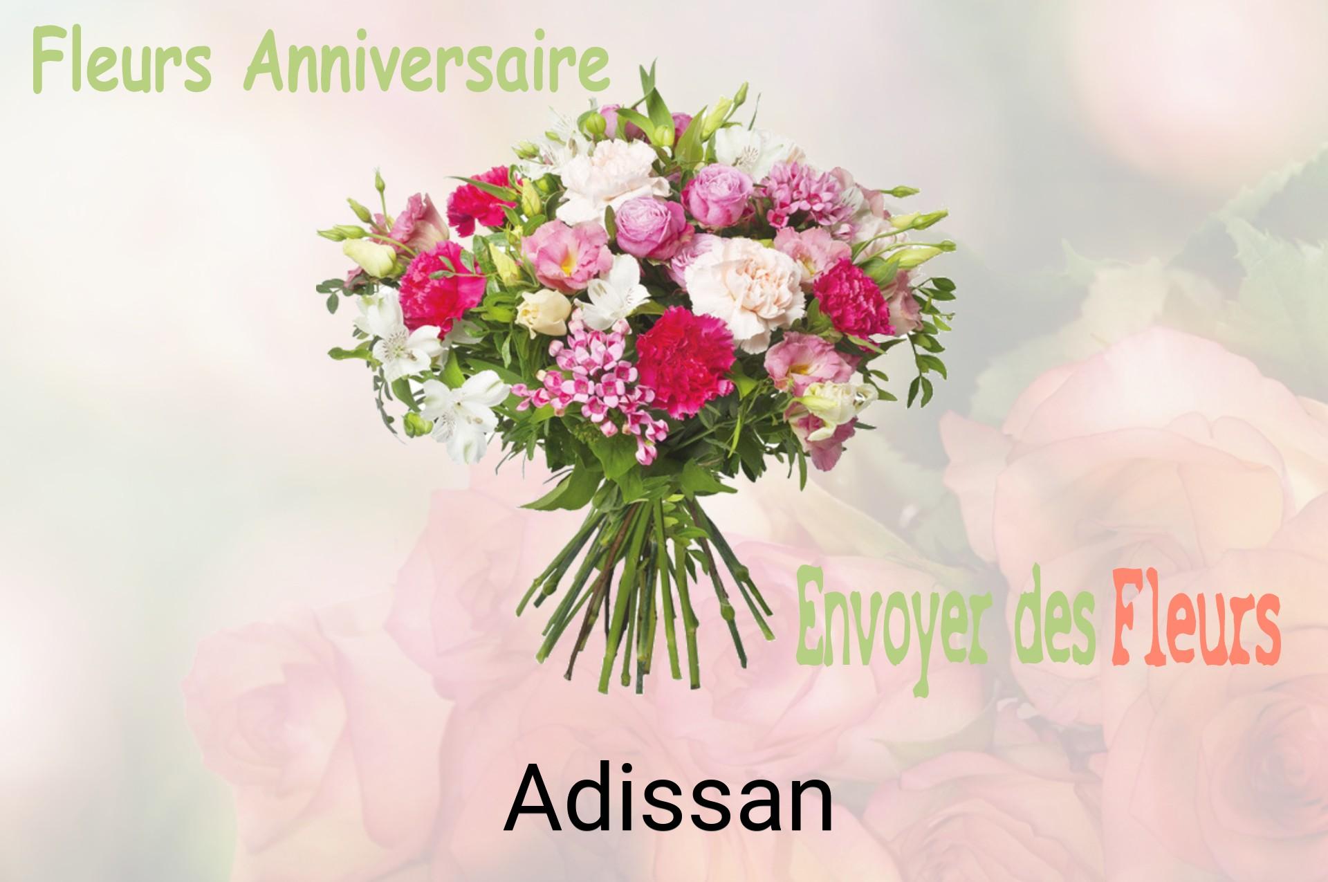 Bouquet de fleurs d’anniversaire livré à Adissan